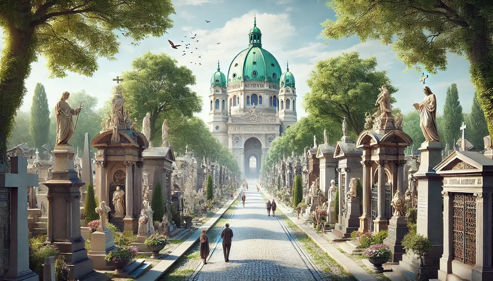 Cementerio Central de Viena: Un Paseo Fascinante por la Historia y el Arte Entre Tumbas y Leyendas