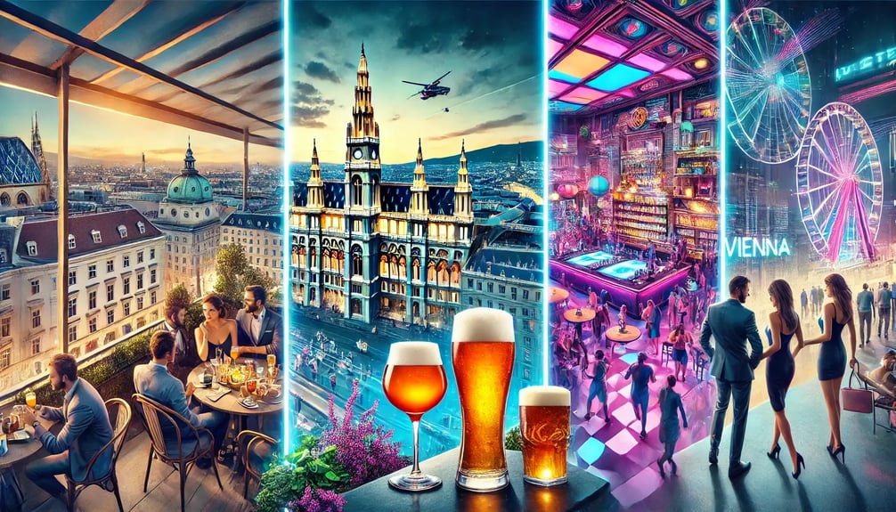 Cómo aprovechar la vida nocturna de Viena: bares, pubs y discotecas 🌙🍸🎶
