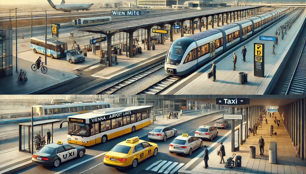 Guía de transporte del aeropuerto al centro de Viena ✈️🚆