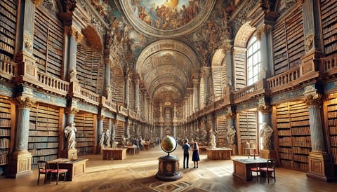 Biblioteca Nacional de Austria en Viena: Un Tesoro Histórico que Parece Sacado de un Cuento