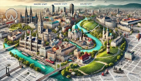 Descubra los 23 distritos de Viena