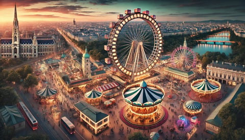 El famoso Prater y su noria gigante: un icono de Viena 🎡✨